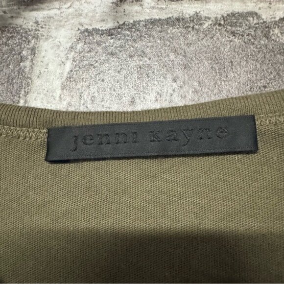 Jenni Kayne tee shirt olive green 100% cotton - Picture 4 of 7